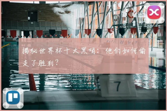 揭秘世界杯十大黑哨：他们如何偷走了胜利？